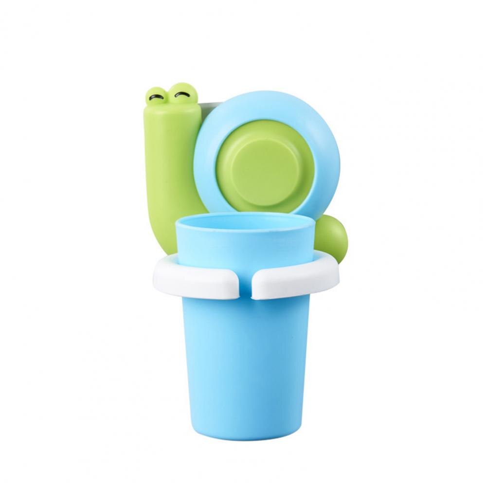 Tazza per spazzolino da denti a parete in plastica facile da pulire tazza per spazzolino da denti per bambini: Green Blue