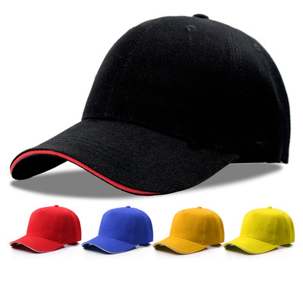 Gorras de béisbol de algodón para hombre y mujer, gorras de béisbol unisex de Color puro, ligeras, deportivas combinables con todo, unisex