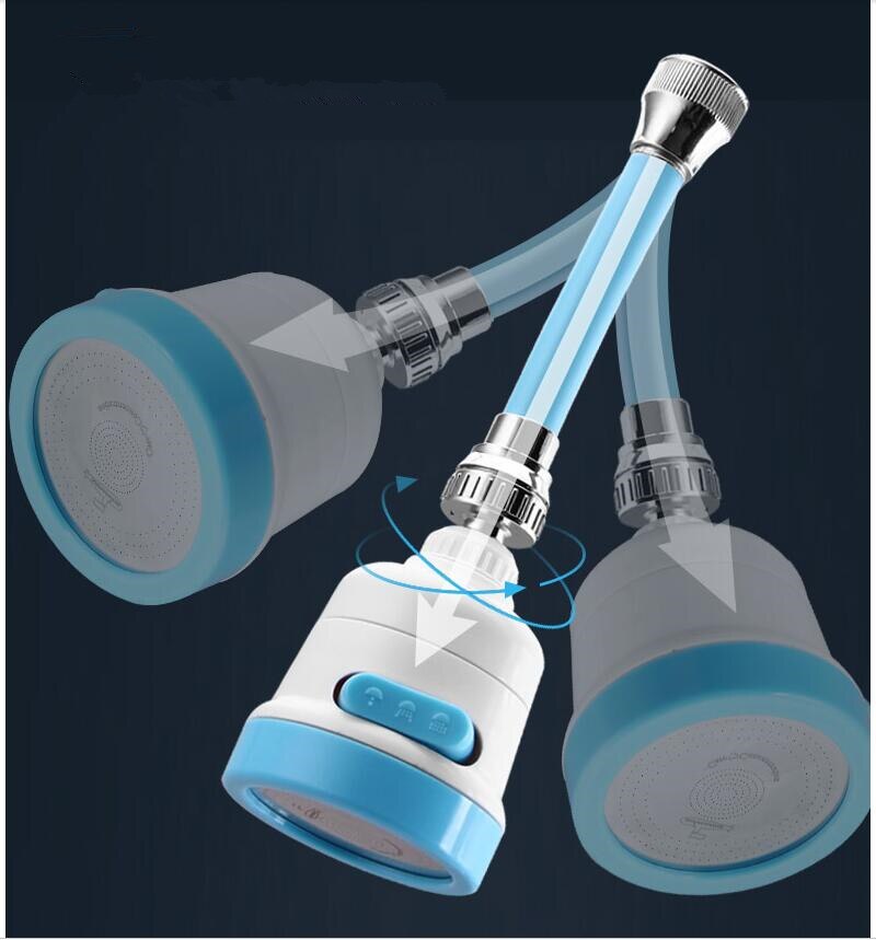 Faucet water save Aerator mixer kitchen faucet high pressure three way mouth spout faucet accessories ABS