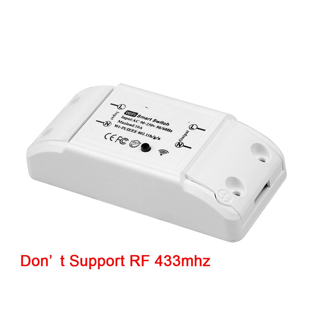 Smart 10A 220V Timing LED Light Controller RF Receiver Wifi Wireless Light Switch Remote 433mhz Control Module Voice Control: not 433Mhz