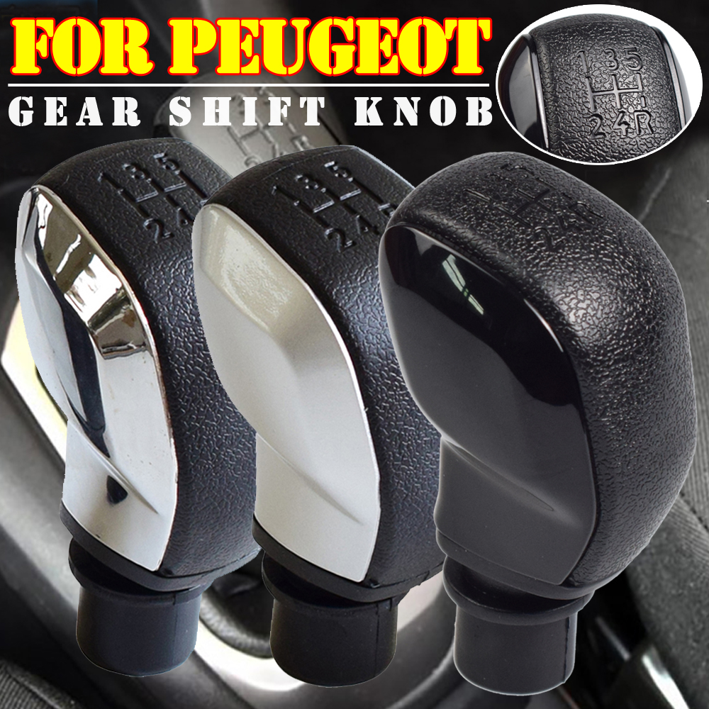 Perilla de palanca de cambios deportiva de 5 velocidades, accesorio para Peugeot 106, 206, 306, 406, 107, 207, 307, 407, 301, 308, , 3008, Citroen C2, C3, C4, Elysee