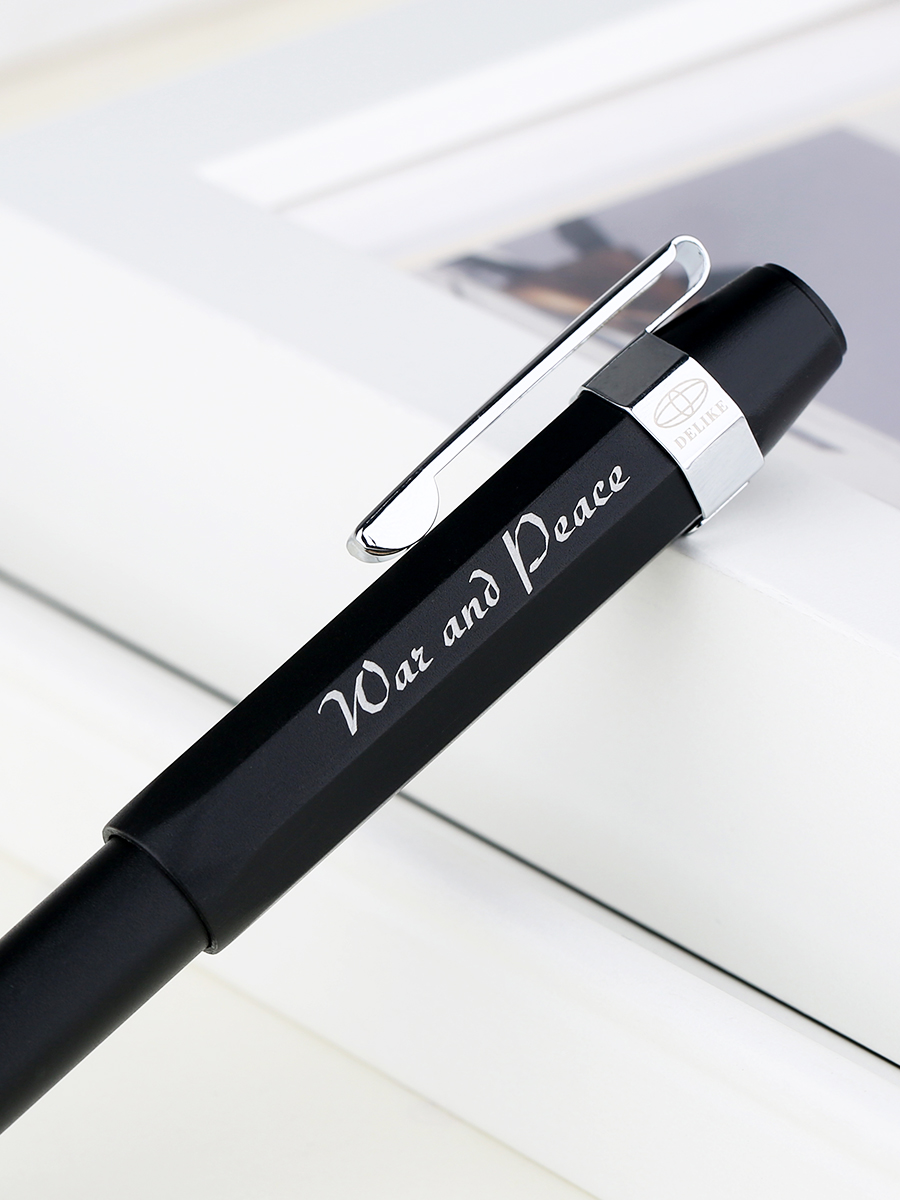 Majohn Alpha Aluminum Alloy Vintage Travel Short Fountain Pen EF/F/Bent Nib Office School Stationery Pocket Ink Writing Pen