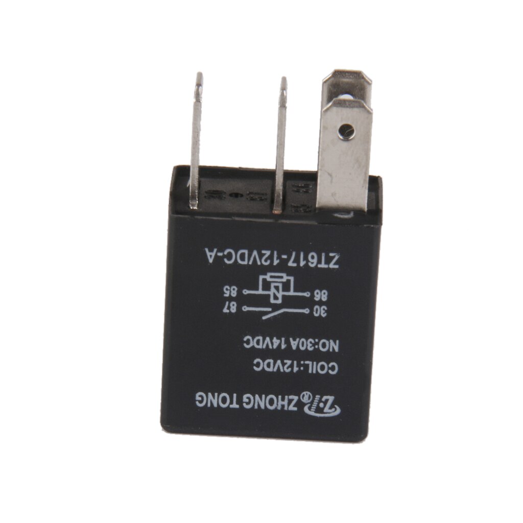 Relés de relé SPST para coche y camión, y de , DC 12V, 30A, 30 AMP, 4 pines, 4 P, , 100%
