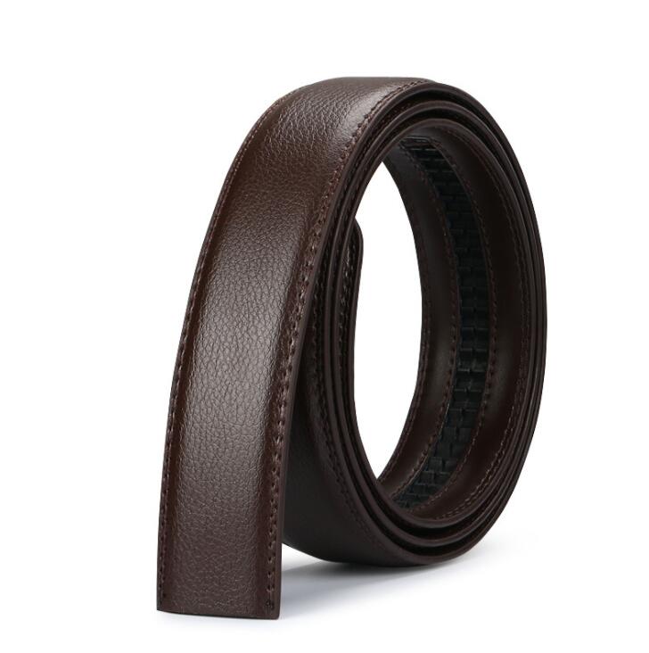 Men’s Automatic Buckle Dress Belt – Adjustable PU Leather Strap