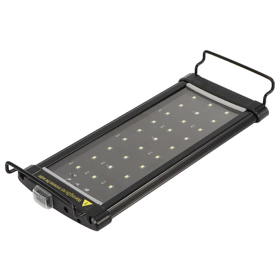 LED Aquarium Light Fish Tank Lighting with Extendable Brackets for Water Plants Lighting US 100V-240V