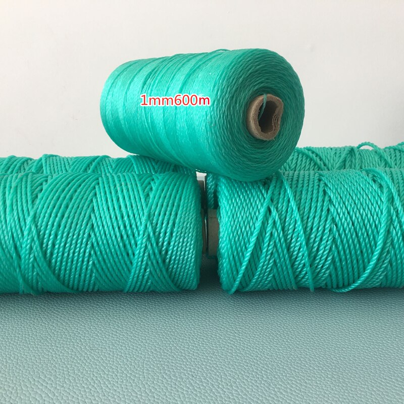 1/2/3/4MM Green Nylon Rope Packing Rope Climbing Vine Hanging Vine Tied Rope Greenhouse Fishing Net Line Threading String
