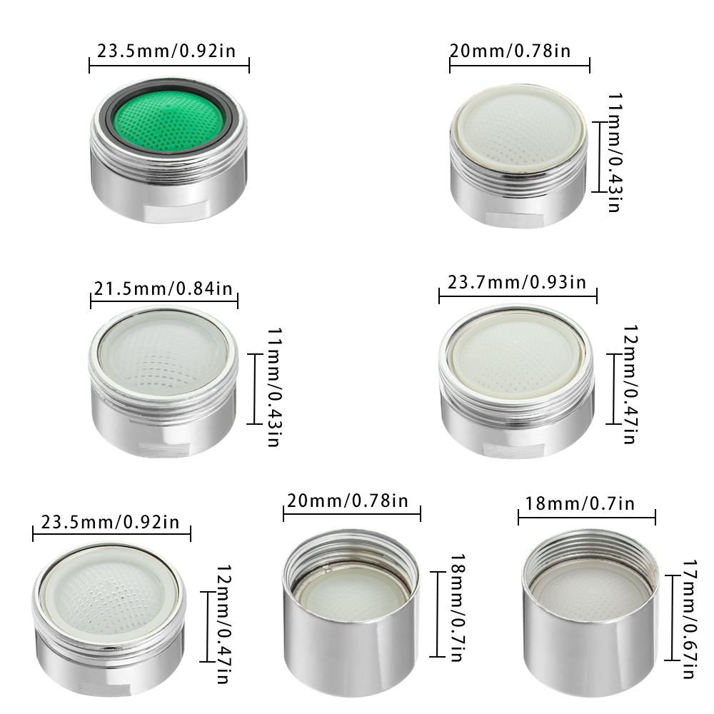 Waterbesparende Adapter Kraan Beluchter Mondstuk Filter Vervanging Onderdelen Binnenkern Beluchter Adapter Badkamer Kraan Accessoires