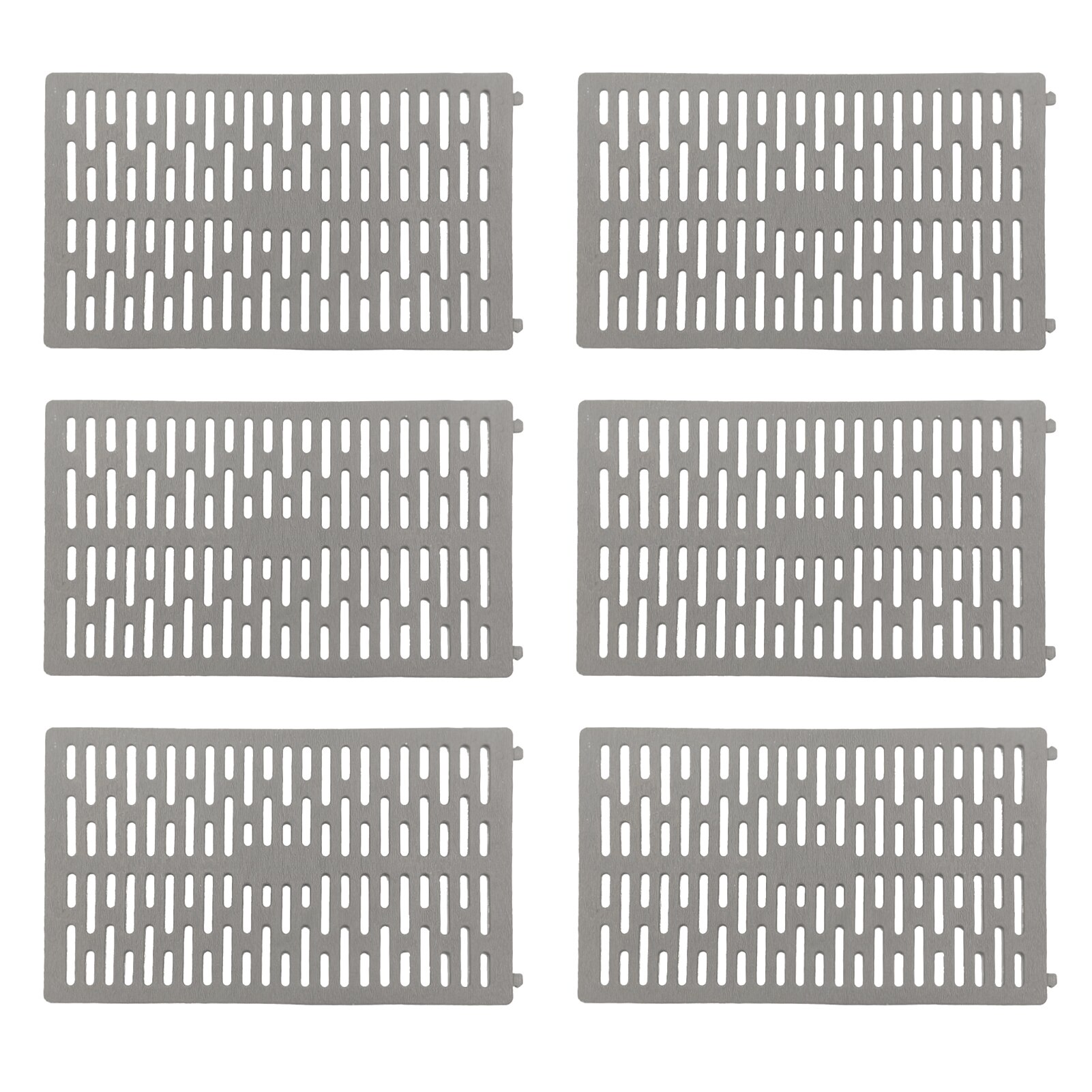 6pcs Durable Easy Install Prevent Damage Landscape Lamp Posts Tree Trunk Protector Garden Guard Plant Lawn Grey Indoor Outdoor