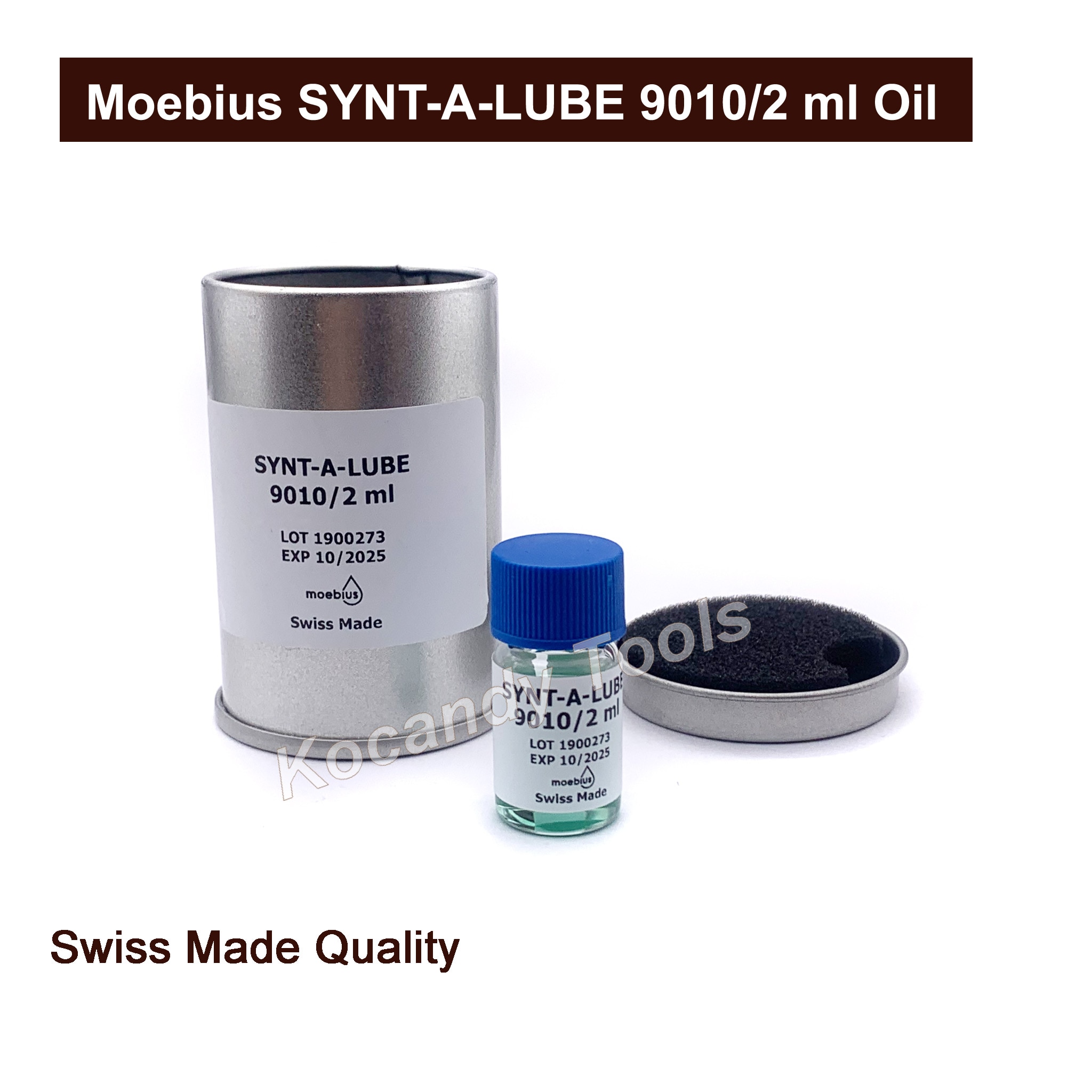 Moebius 9010 watch oil 2ml spesialklokke mekanisk olje - klokkereparasjonsverktøy for urmakere raskt