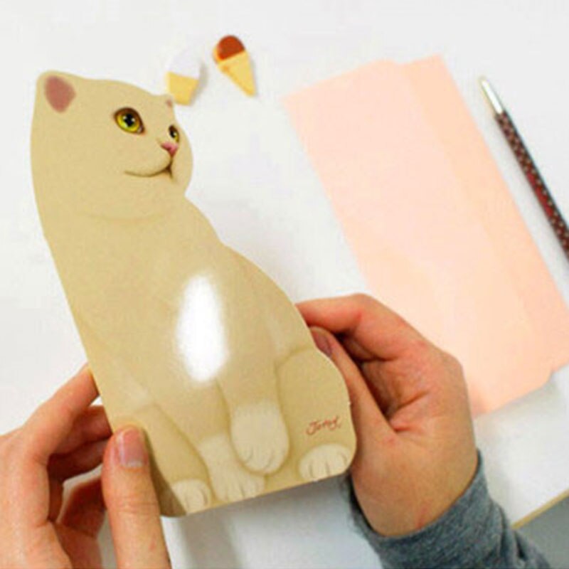 3D SchöNe Katze Gruß Karte Kreative Segen Festival Geburtstag Einladungen Nette Katze Karte Zufalls Farbe 1 pc