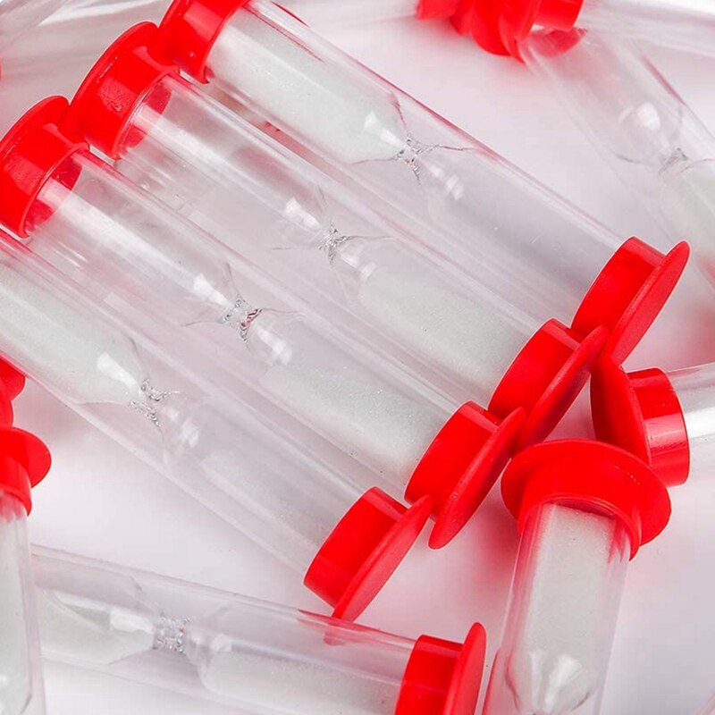 30 sec sabbia Timer clessidra clessidra orologio conto alla rovescia massa giocattolo impostato Timer giochi per bambini confezione da 20 (sabbia bianca)