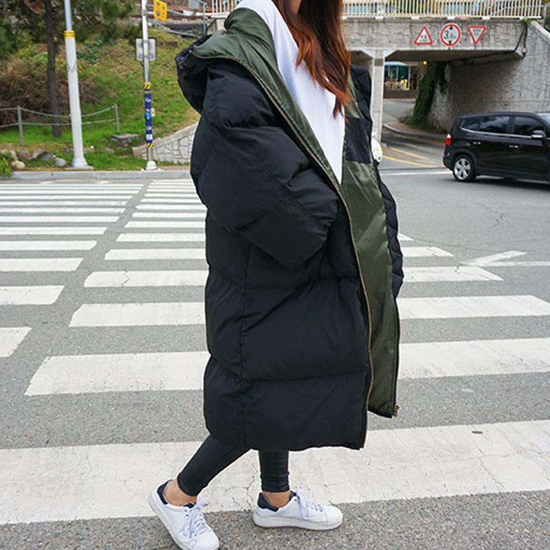 Xxxl plus size winterjas dames oversized pufferjack capuchon lange parka warme katoenen winterjas dames overjas  c6636