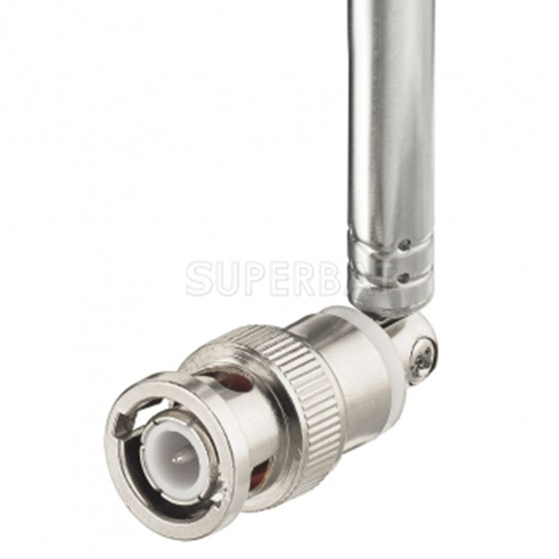 Superbat HF VHF UHF 116cm Teleskop Antenne Bnc-stecker für Uniden Pfeifer Polizei Radio Scanner Zwei Weg Radio Frequenz zähler