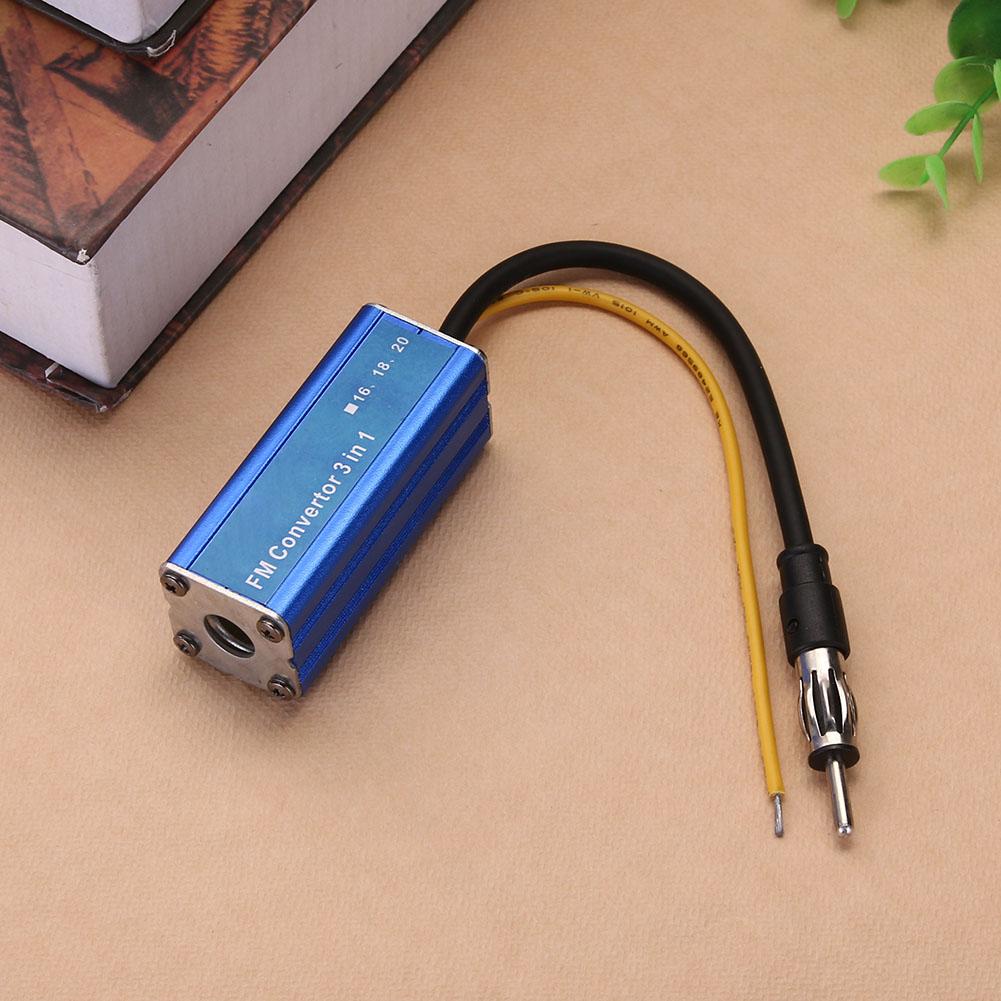 Universele 12V 3 In 1 Auto Frequentie Antenne Radio Fm Band Expander Auto Auto Stereo Antenne Fm Radio Band frequentie Converter