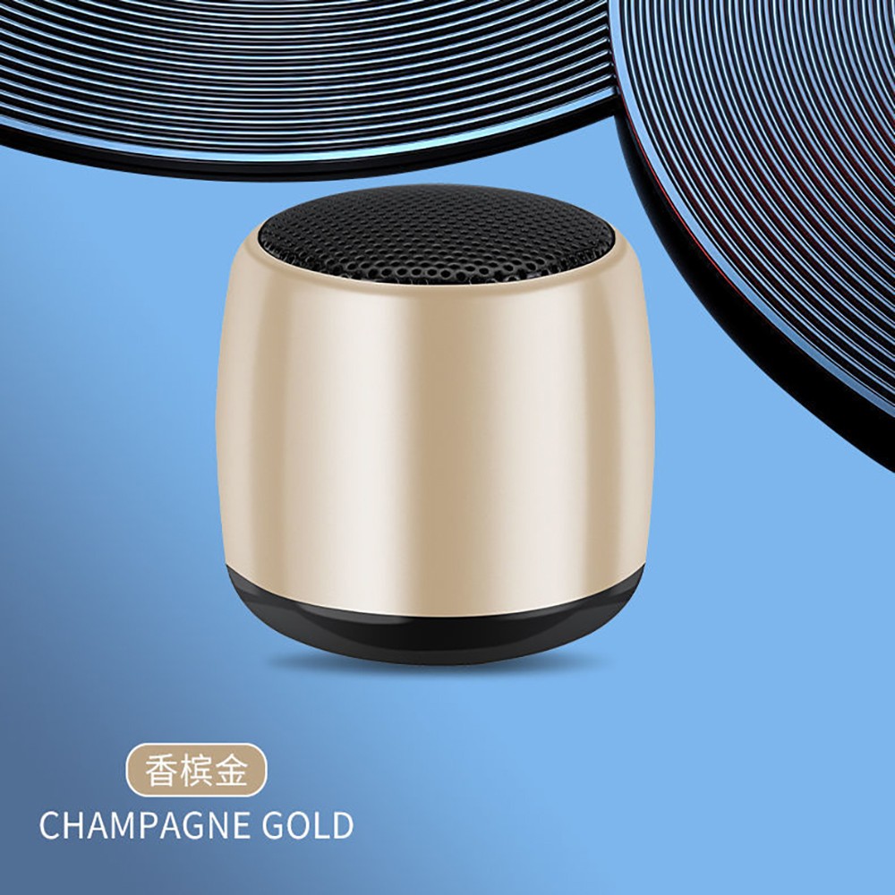 Liten trådlös bluetooth-högtalare mini mobiltelefon subwoofer utomhus bärbar ljud högtalare med stort ljud: Kaki