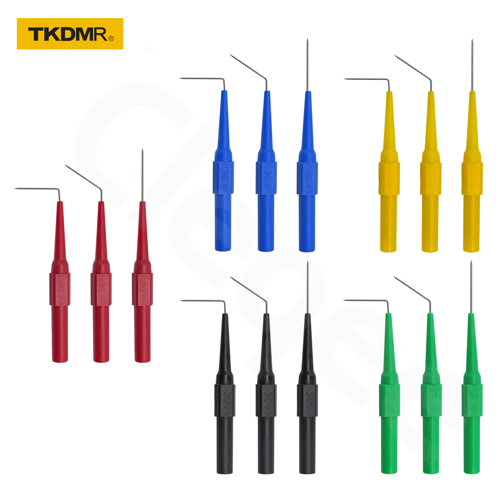 Tkdmr Alligator Clip Banana Plug Test Lead Test Probe Sluit Om 4 Mm Banana Plug Voor Elektrische Terug Probe kit Meetsnoeren