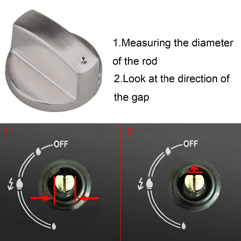 4 Uds. Estufa de Gas de adaptadores para, de aleación de Zinc, interruptor de horno, cerraduras de Control de superficie de cocina, piezas de utensilios de cocina, Gadget de cocina de 6mm/8mm