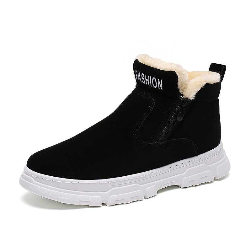 Men boots Men's Winter Shoes Snow Boots Shoes Plus Size Winter Sneakers Ankle MenWinter Boots Black Blue Footwear666