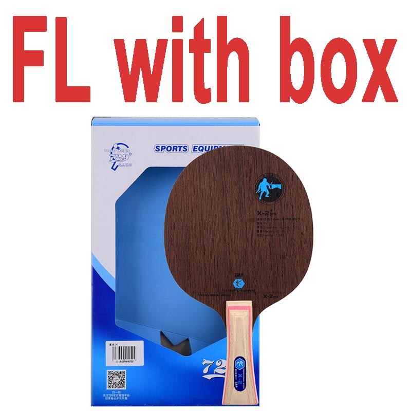 Nuova amicizia 729 X-2 PRO Tennis da tavolo lama offensiva Off Ping Pong racchetta Bat: FL with box