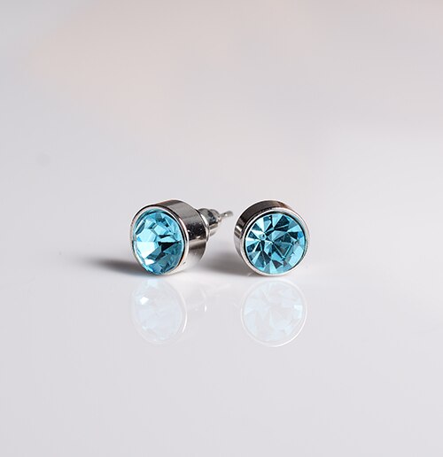 Joyme Sieraden Verzilverd Ronde Aaa Zirkoon Stud Oorbellen Voor Vrouwen Goedkope Sieraden Accessoires