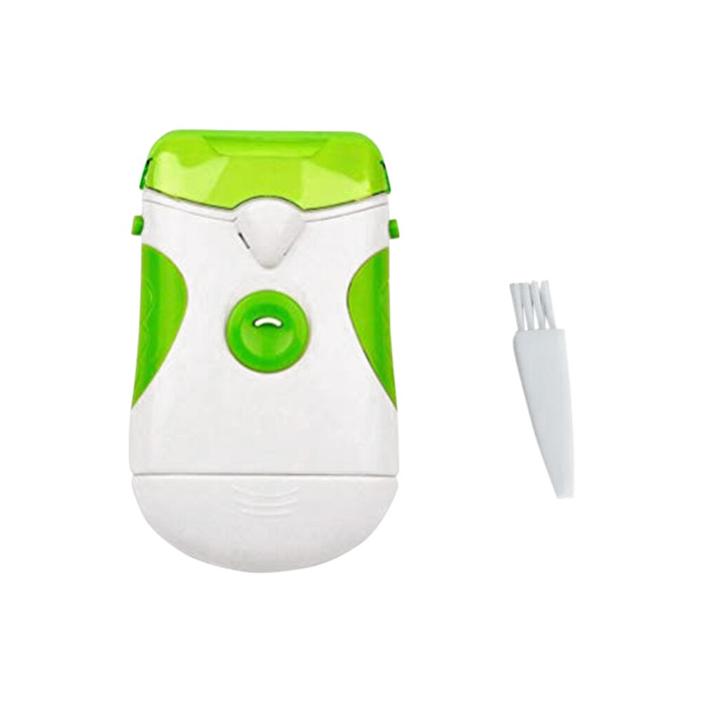 Electric Nail Trimmer with Light Electronic Nail Clipper Fingernail Cutter Manicure Pedicure Tool Automatic Toe Nail Clipper: Green