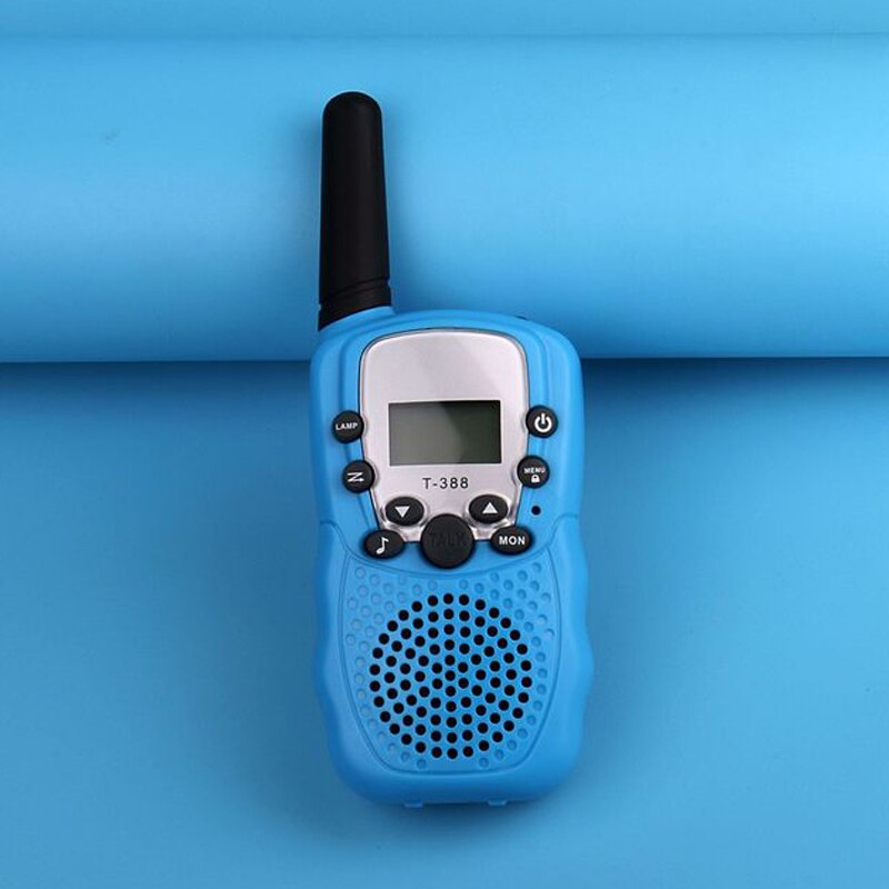 Walkie-talkie RT388 para niños, Mini estación de Radio bidireccional, 2 uds., para niños PMR/uso familiar/Camping 100-800M