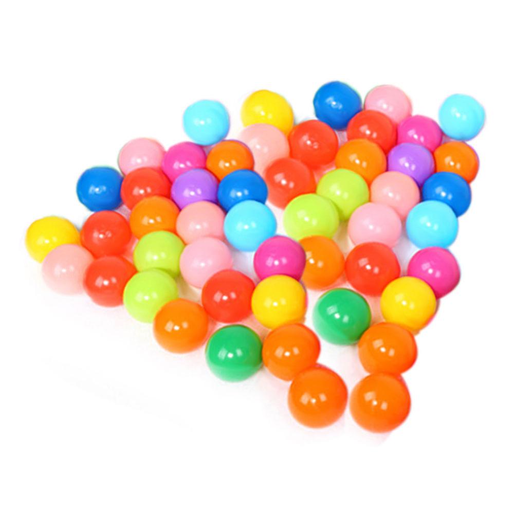 25 stuks /50 stuks milieuvriendelijke kleurrijke zachte plastic water zwembad oceaan bal baby grappige stress luchtbal buiten zwemmen leuk sport speelgoed: 50 stuks