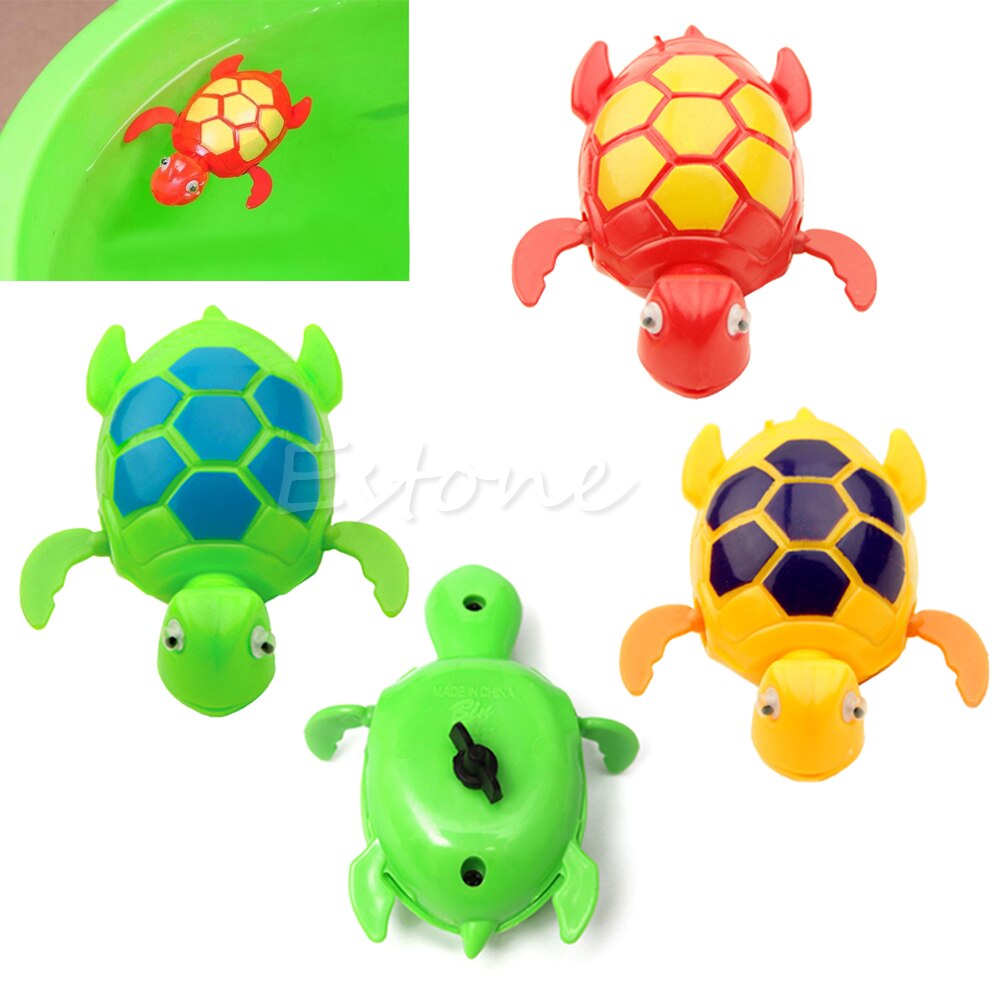 Tortuga flotante para niños y bebés, juguete del baño