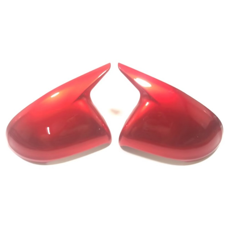 Para unidad Changan UNI-T -2023 ABS carbono negro rojo puerta lateral del coche espejo retrovisor/cubierta de ceja de lluvia embellecedor accesorios de coche: YELLOW
