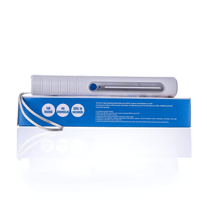 Oplaadbare uv-sterilisatielamp, ultraviolette kiemdodende lamp, ultraviolet licht voor desinfectie, bacteriedodende middelen, mijtendoder: Default Title
