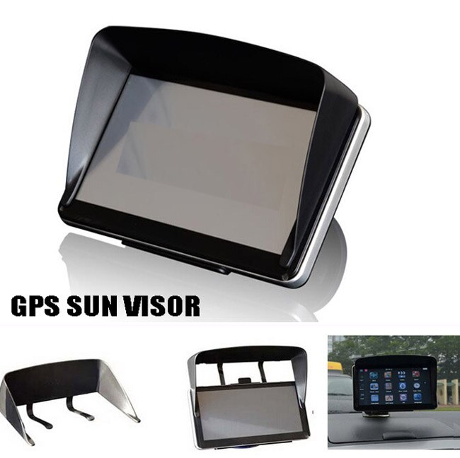 GPS Sat Nav pare-soleil pare-soleil pour 4.3 "5" 7 "pouces écran bouclier voiture GPS accessoires parasol GPS couverture bloc capuchon aveugle