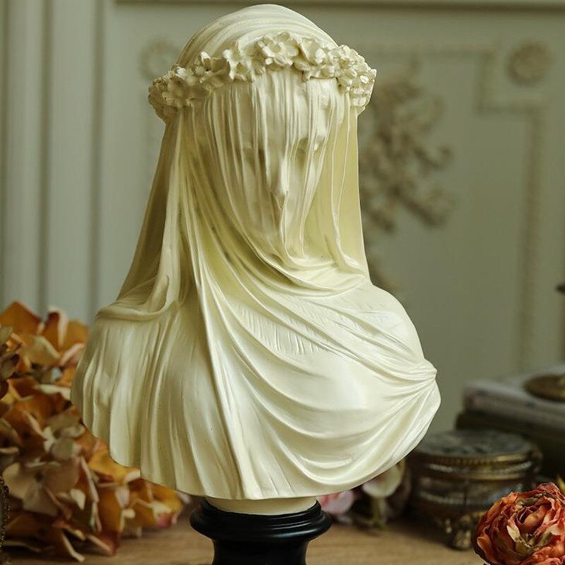 Molde de silicona con forma de vela para mujer, escultura de busto antiguo, cuerpo de silicona, decoración del hogar, yeso