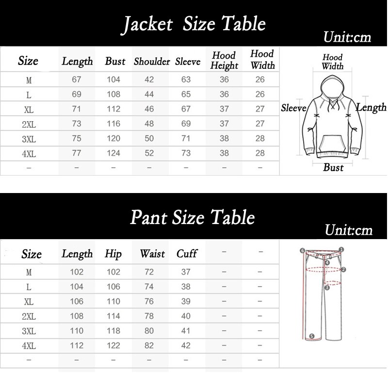 Winter trainingspak fleece hoodies heren casual hardloopsets warme sweatshirts heren dikker sportkleding 2pc jas + broek