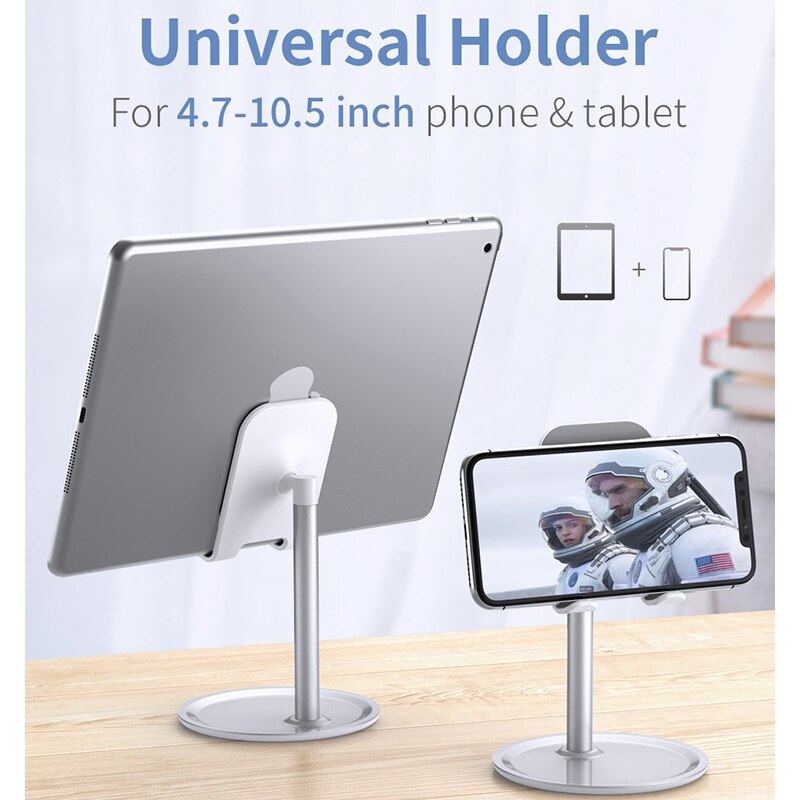 Universal Cell Phone Holder Desktop Mount Non-slip Mobile Phone Stand for iPhone iPad Tablet