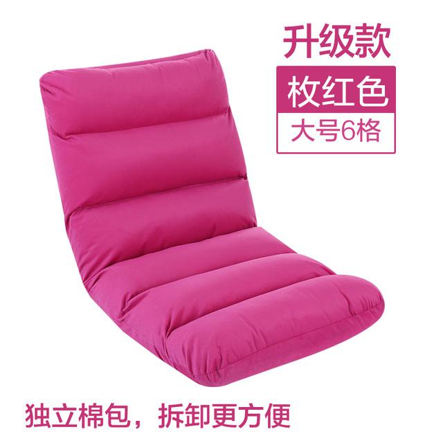 Flydbar polstret gulvstol doven sofa tatami ultrablød futon ergonomisk sofa i japansk stil med justerbar ryg i 5 positioner: 11