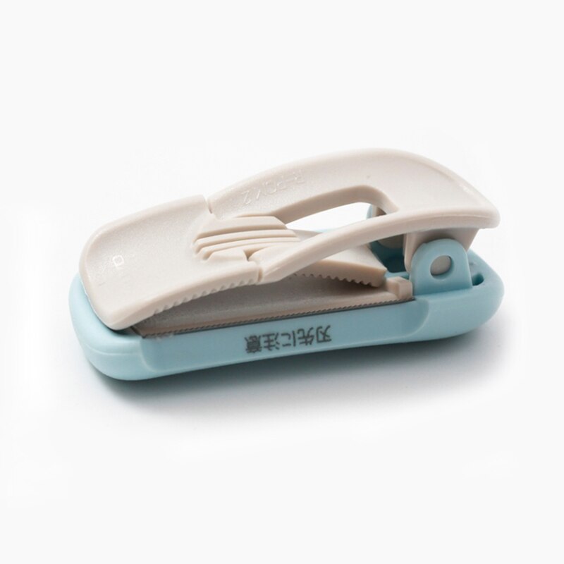 1pcs Japanese KOKUYO Washi Tape Mini Cutter Cutting Clip Light Color Series Stationery Small Hand Tear Tape Cutter