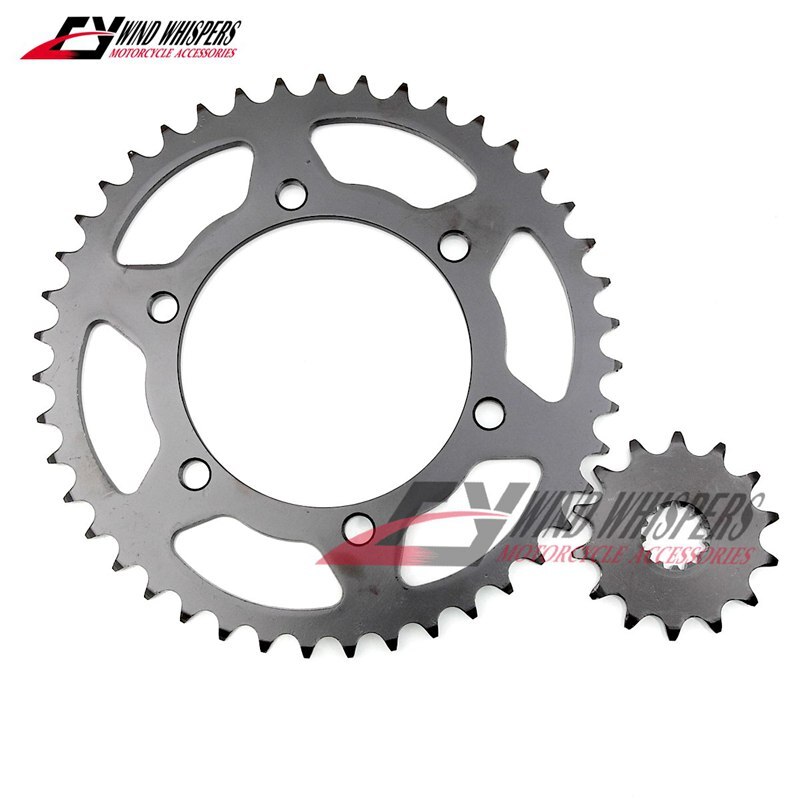 NICHE Drive Sprocket & Chain Combo For Kawasaki Ninja 300 / Z300 – 14T Front, 42T Rear, 520V-X X-Ring Chain (106 Links)