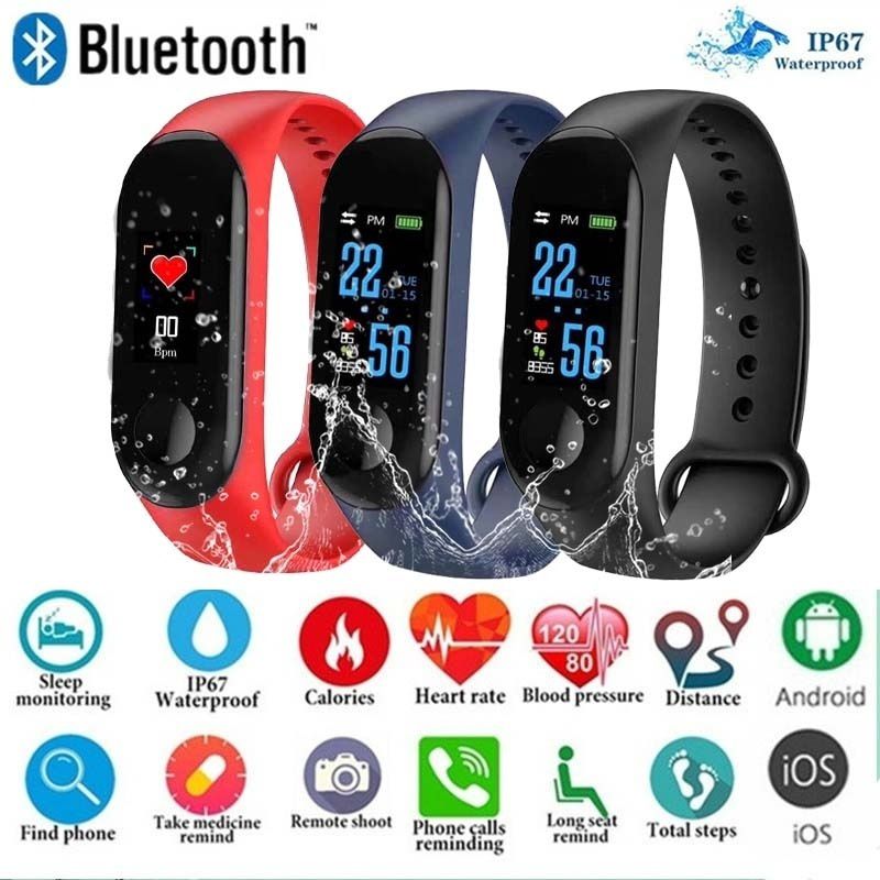 Smart Bracelet Heart Rate Monitor Pedometer Heart Rate Monitor Outdoor Fitness Equipment