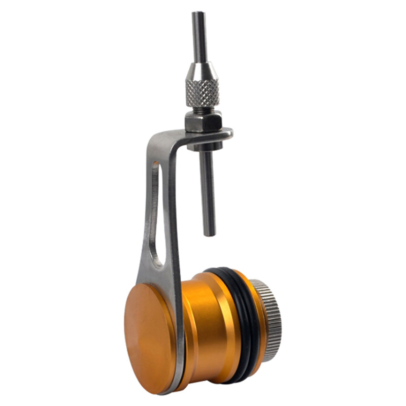 Fishing Bobbin Knotter FG GT RP Line Wire Knotting Tool Cable Connector Fishing Line Winder Assist Knotting Machine: golden