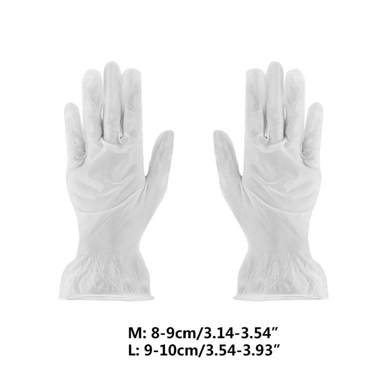 100 Uds desechables guantes de trabajo de seguridad casa Herramientas de limpieza para la cocina Packhouse suministros Universal antideslizante