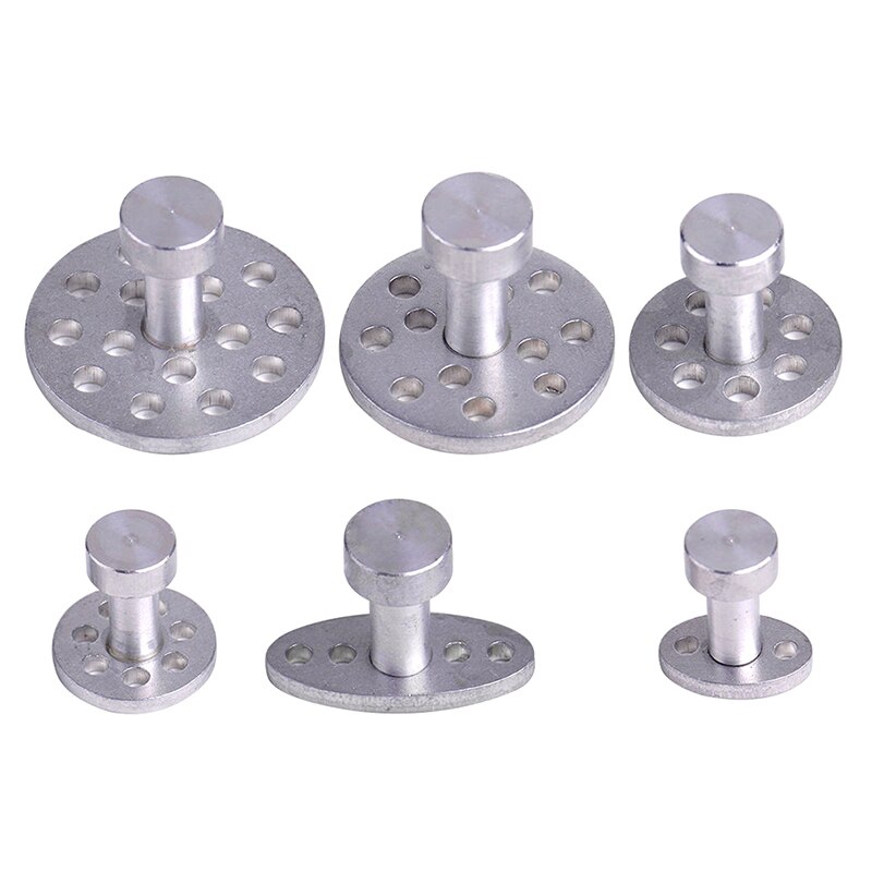 Bilplåt buckla reparatör grop grop reparation verktyg utrustning aluminiumlegering draglock packning 6 stycken