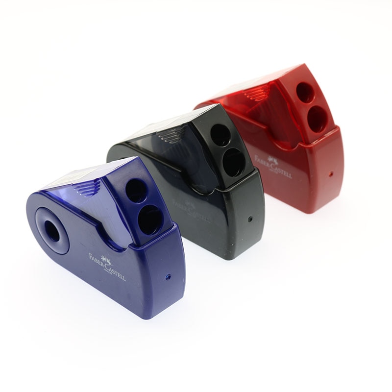 Double Hole Pencil Sharpener Sharpener Artist Writing And Drawing Soluble Color Pencil Sharpener