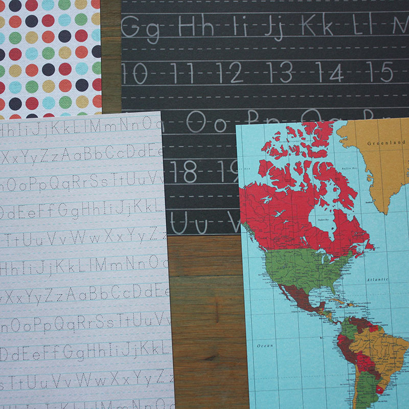 24pcs 6" Single-sidemost first day papercraft art paper handmade scrapbooking kit set books P006