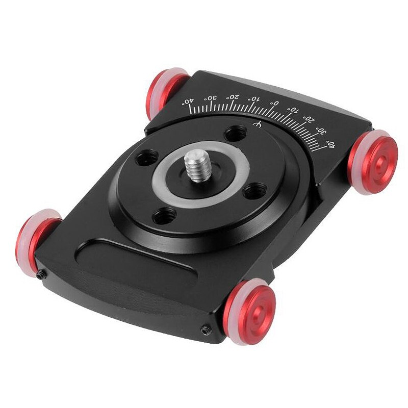 Tabletop móvel rolling slider dolly carro skater trilha de vídeo ferroviário para speedlite dslr câmera filmadora rig