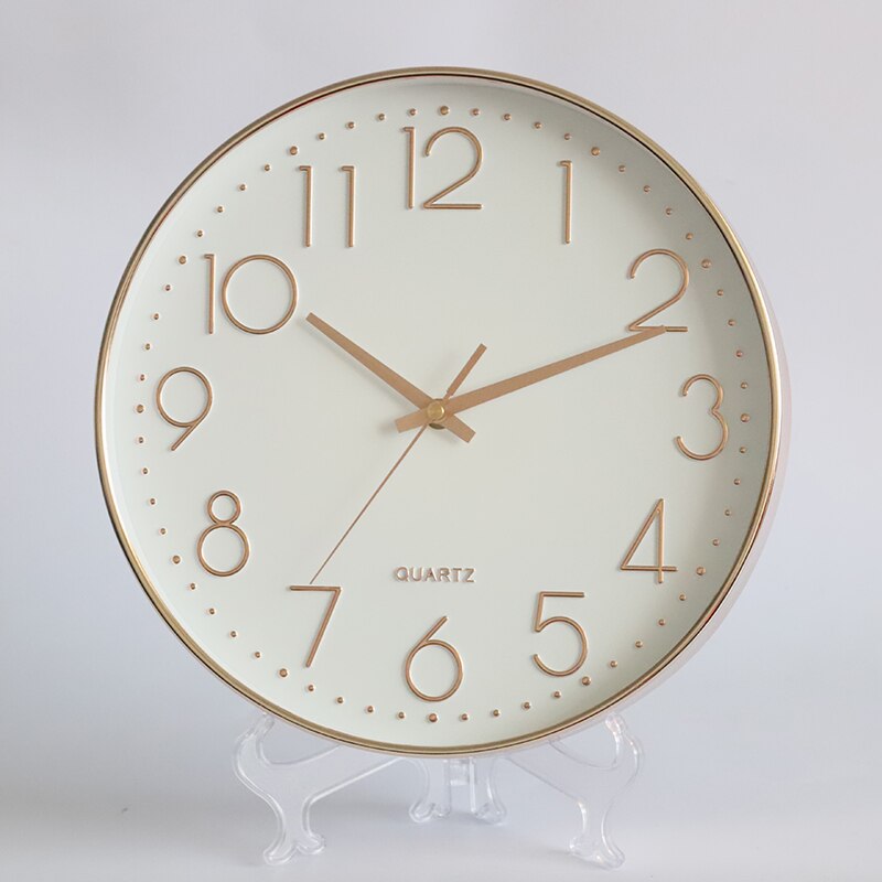 Silent Mechanism Digital Wall Clock Living Room Stylish White Electronic Wall Clock Hall Models Horloge Murale Wall Watch
