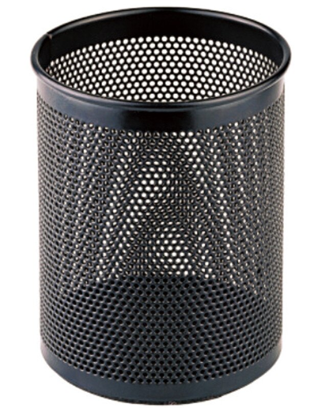 DARUITE Penhouder, 4 stuks vierkante metalen mesh pennenpotten voor bureau, multifunctionele potloodpot, bureau opgeruimde organizer voor kantoor, thuis, school, zilver