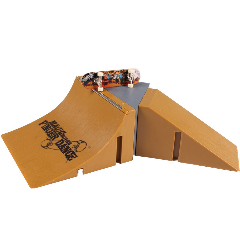 Skate park kit rampe dele finger skateboard ultimative parker træningsrekvisita nyhed finger skateboard legetøj: 01