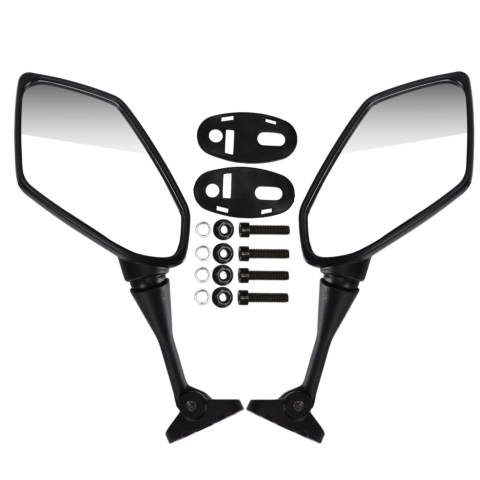 1 Paar Motorfiets Achteruitkijkspiegels Links Rechts Vervanging Voor Cbr600rr Cbr600 Cbr1000rr Cbr250r Cbr250r Cbr300r Cbr500r Vtr1000
