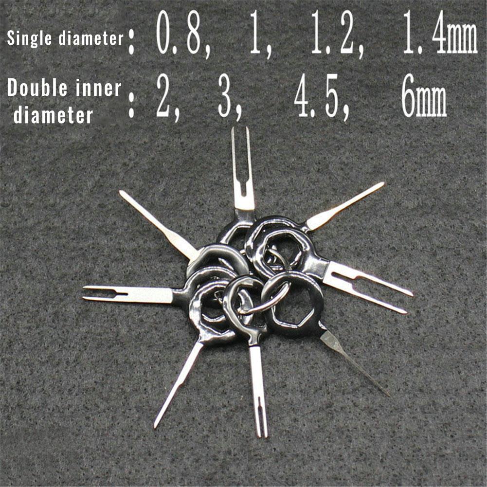 Wire Terminal Removal Tool Stainless Steel Harness Connection Picking Tool Car Electrical Wiring Crimp Connector Pin Extractor