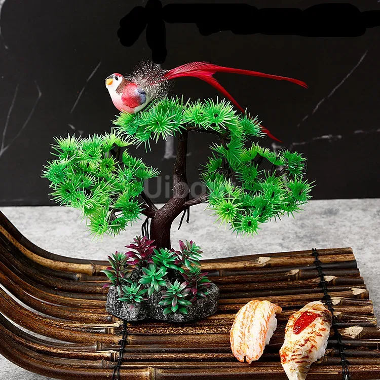 Vestlig mad tallerken dekoration blomst planter sushi sashimi retter restaurant hotel tallerken bakke japansk mad dekoration blomst